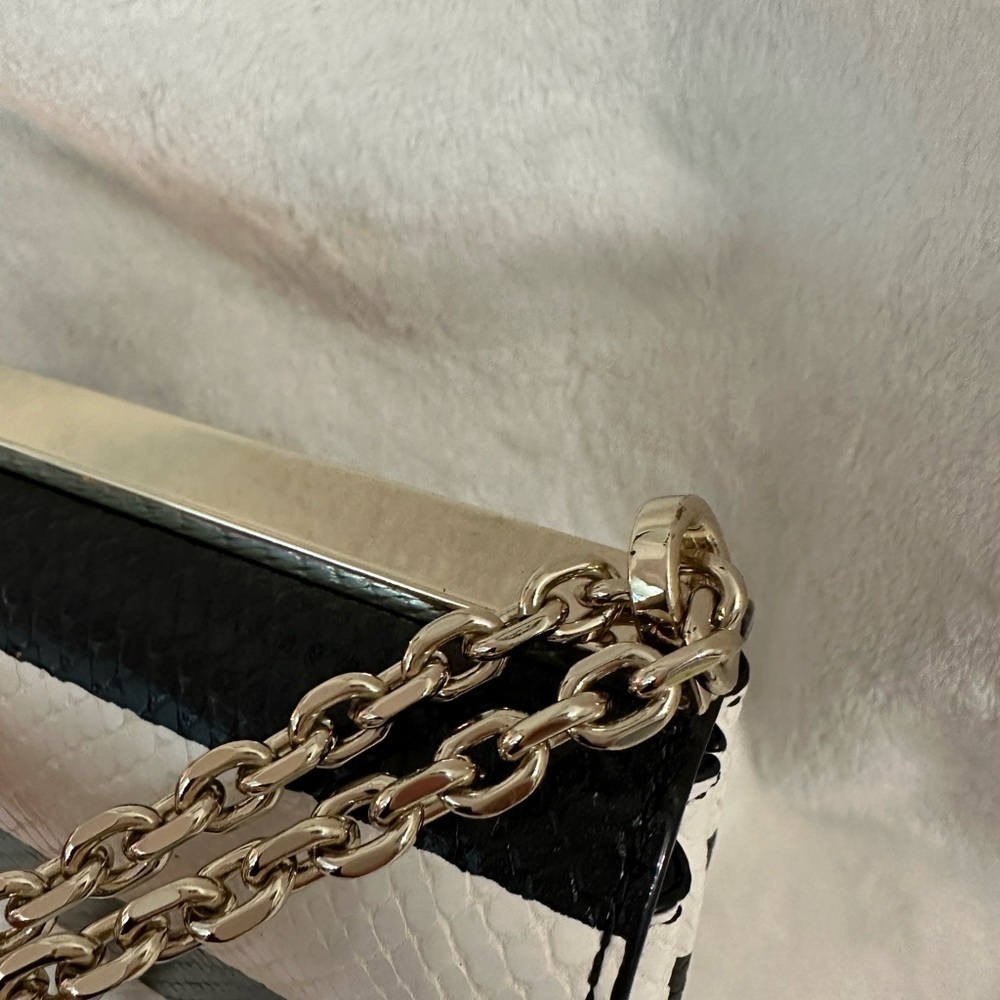 Kate spade embossed leather bag - chic black and white - Picture 12 of 13